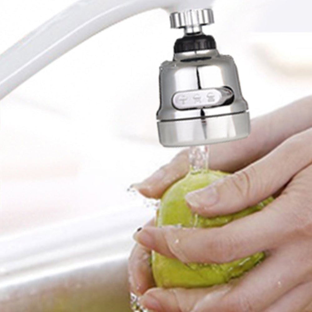 2 X 2 Modes Kitchen Sink 360 Flexible Extension Hose Faucet Sprayers Attachment Water Saving Short Nozzles