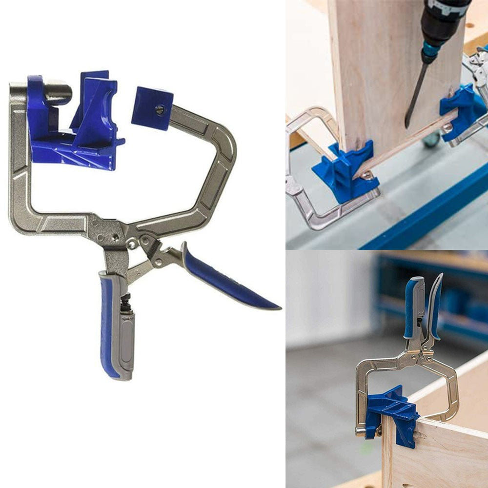 90 Degrees Auto Adjustable Corner Clamp DIY Woodworking Tool Right Angle Clamp