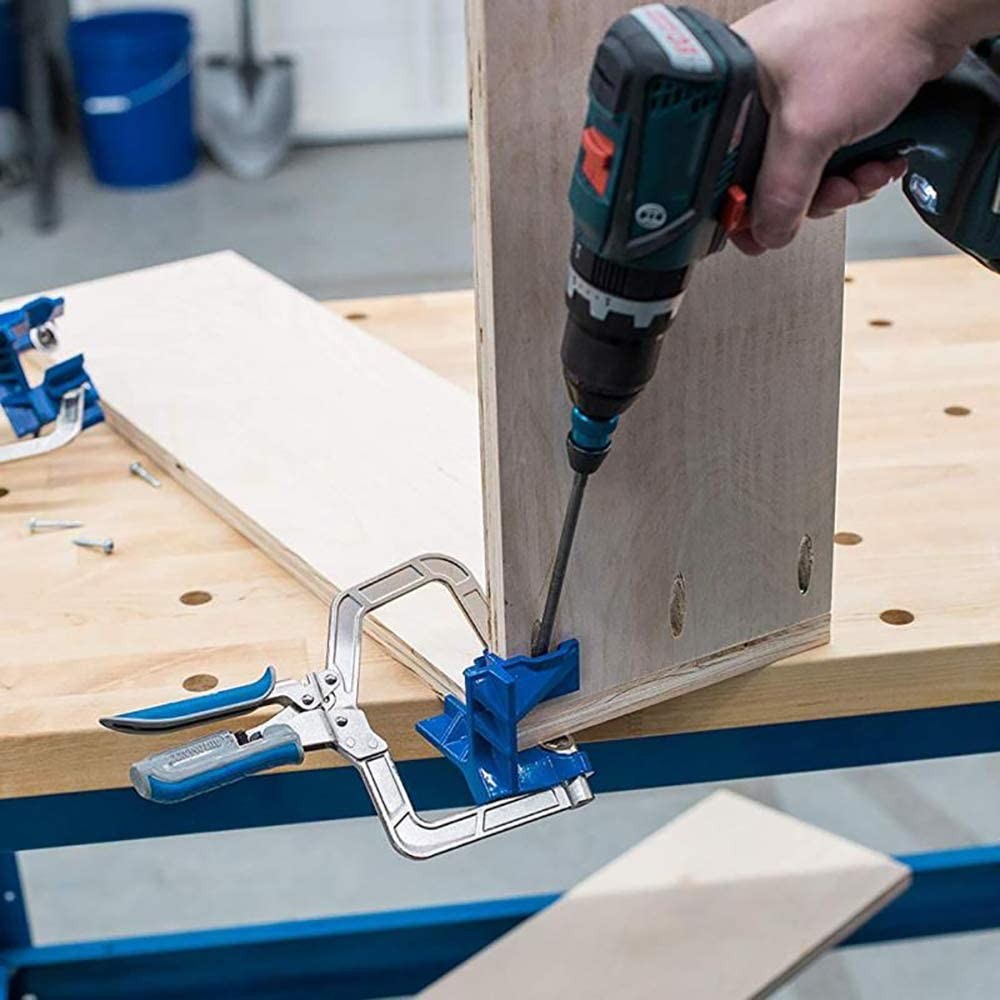 90 Degrees Auto Adjustable Corner Clamp DIY Woodworking Tool Right Angle Clamp