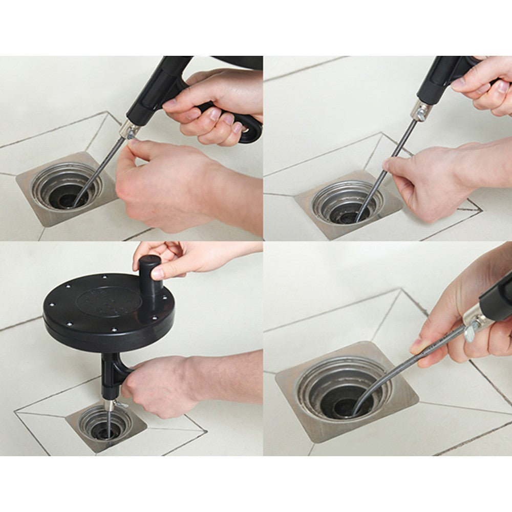 5 Meters Drain Auger Sink Hair Clog Remover