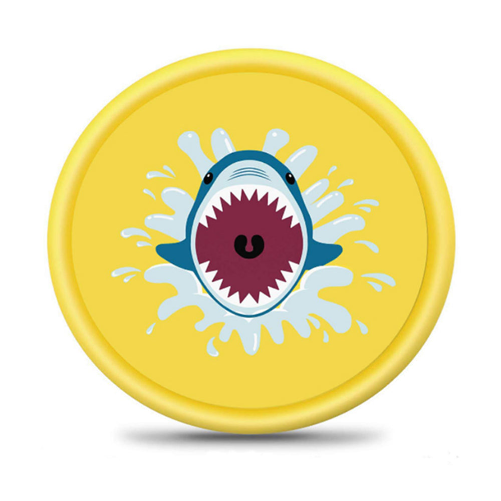 170cm Kids Summer Water Spray Pad Sprinkle Splash Playing Mat Shark Pattern