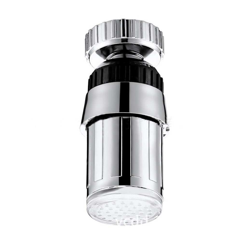 2 X Kitchen 360 Degree Swivel 3 Colours Temperature Sensitive Sink Water Faucet with LED Light Style 2