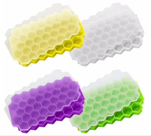 4 X Summer Ice Cube Trays Ice Cube Molds with Lid