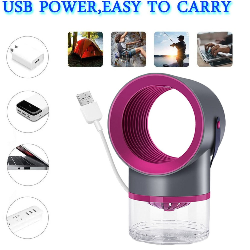 USB Portable Mosquito Killer Lamps with Transparent Container