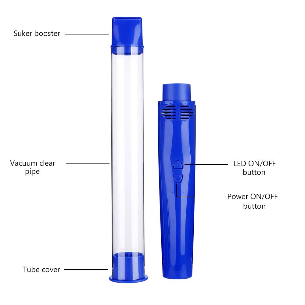 2 X Rechargeable Insects Catcher No Killing Bugs Vacuum Catcher