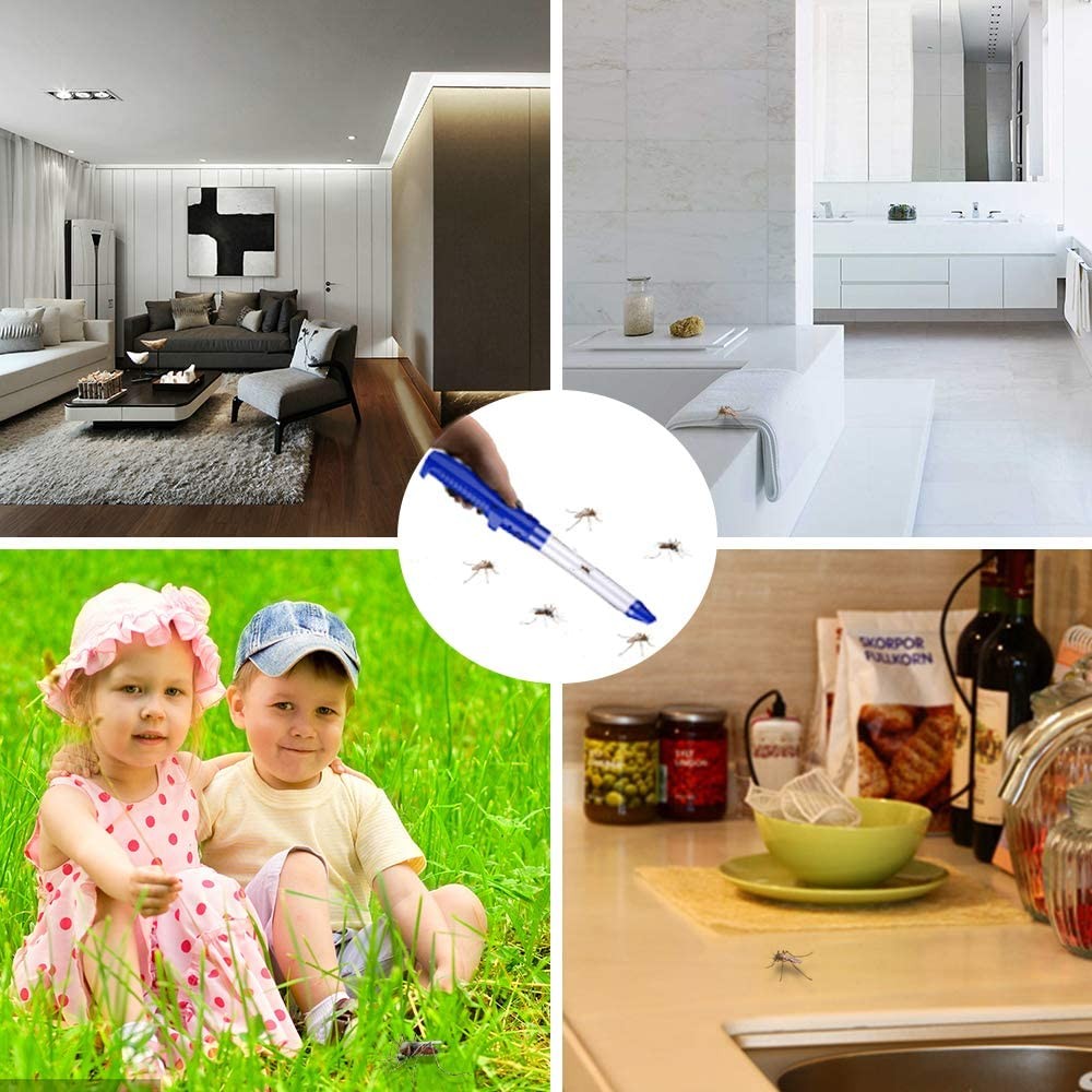 2 X Rechargeable Insects Catcher No Killing Bugs Vacuum Catcher