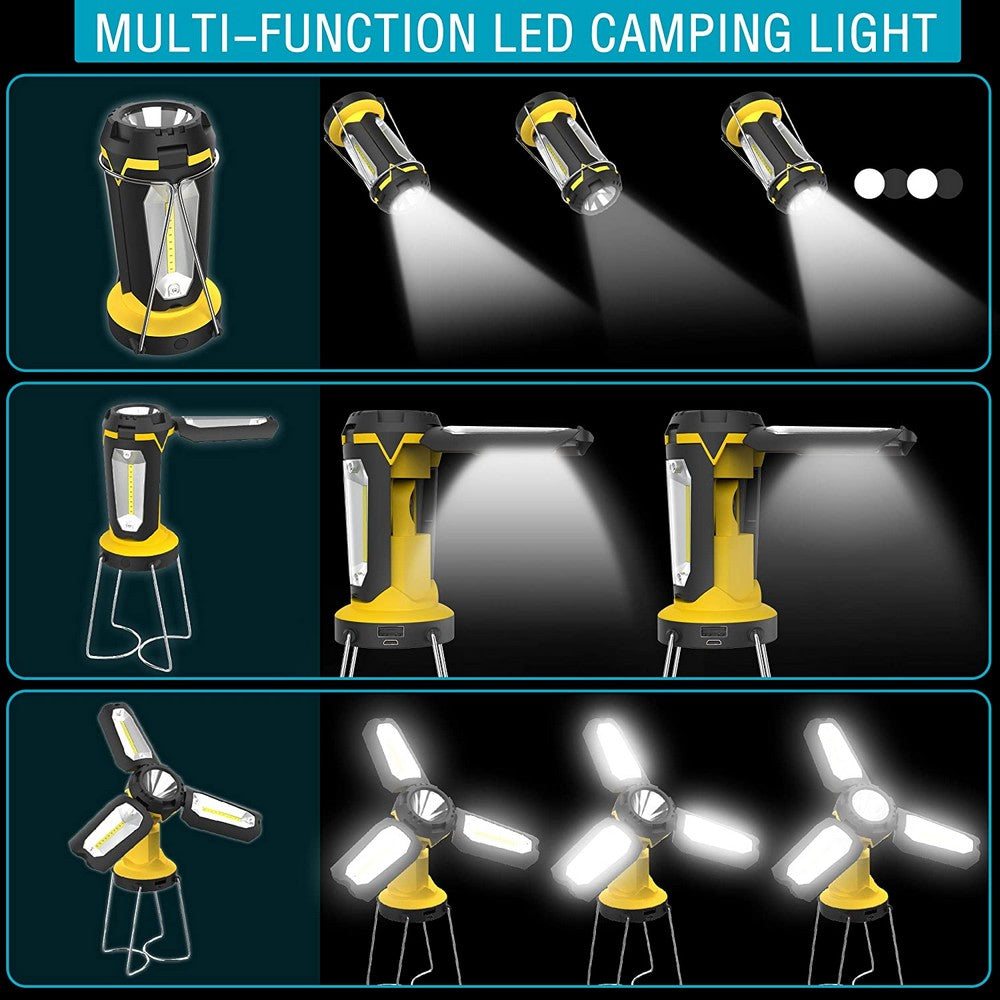 USB Rechargeable Camping Lantern Emergency Lights Flashlights