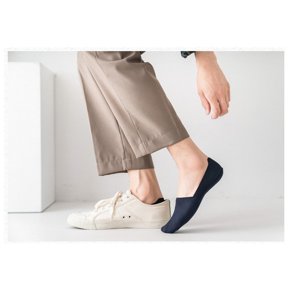 3 Pairs of Men Summer Breathable Super Thin Boat Socks