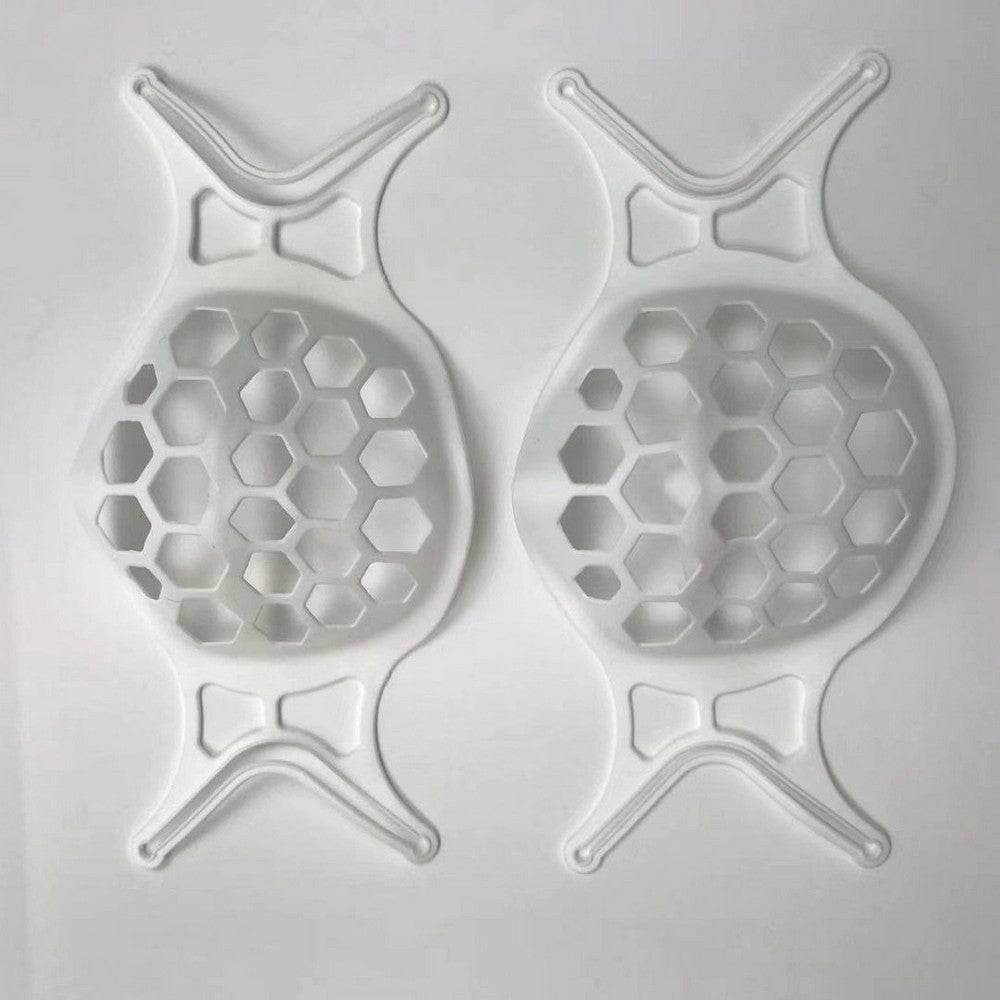 15PCS Reusable 3D Face Cover Bracket Washable Silicone Face Cover Support Frame Face Cover Inner WITHOUT FACE COVER