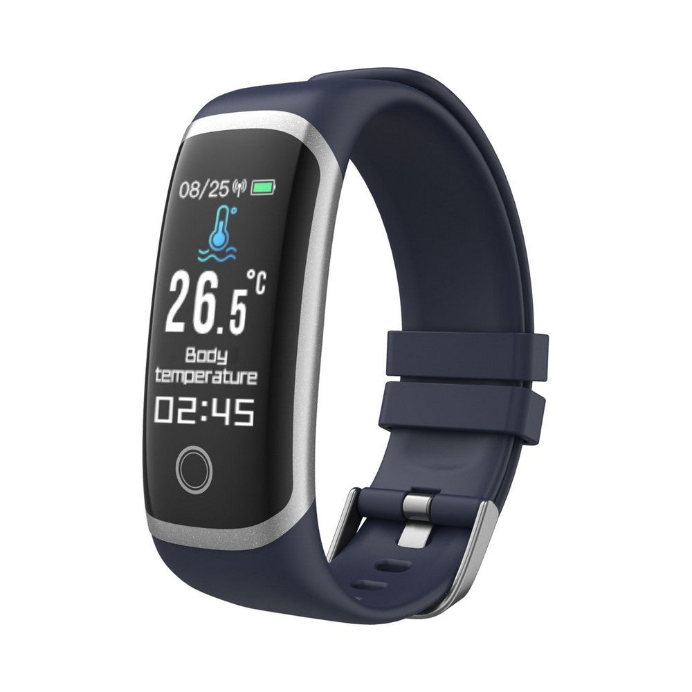 T4 Body Temperature Bracelet Blood Pressure Smart Watch Heart Rate Monitor Fitness Tracker for Men and Women