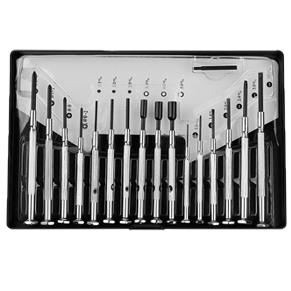 16 Piece Precision Screwdriver Set Hex Socket Head Eyeglass Repairing Watch Repairing Tools Kit