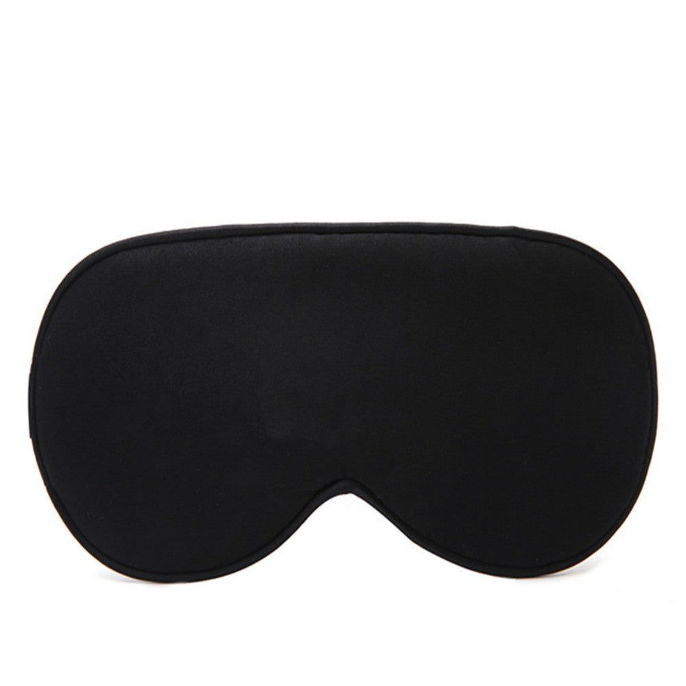 2 Pack Adjustable Super Smooth Blindfold Silk Sleep Eye Mask with Bag Black and Navy