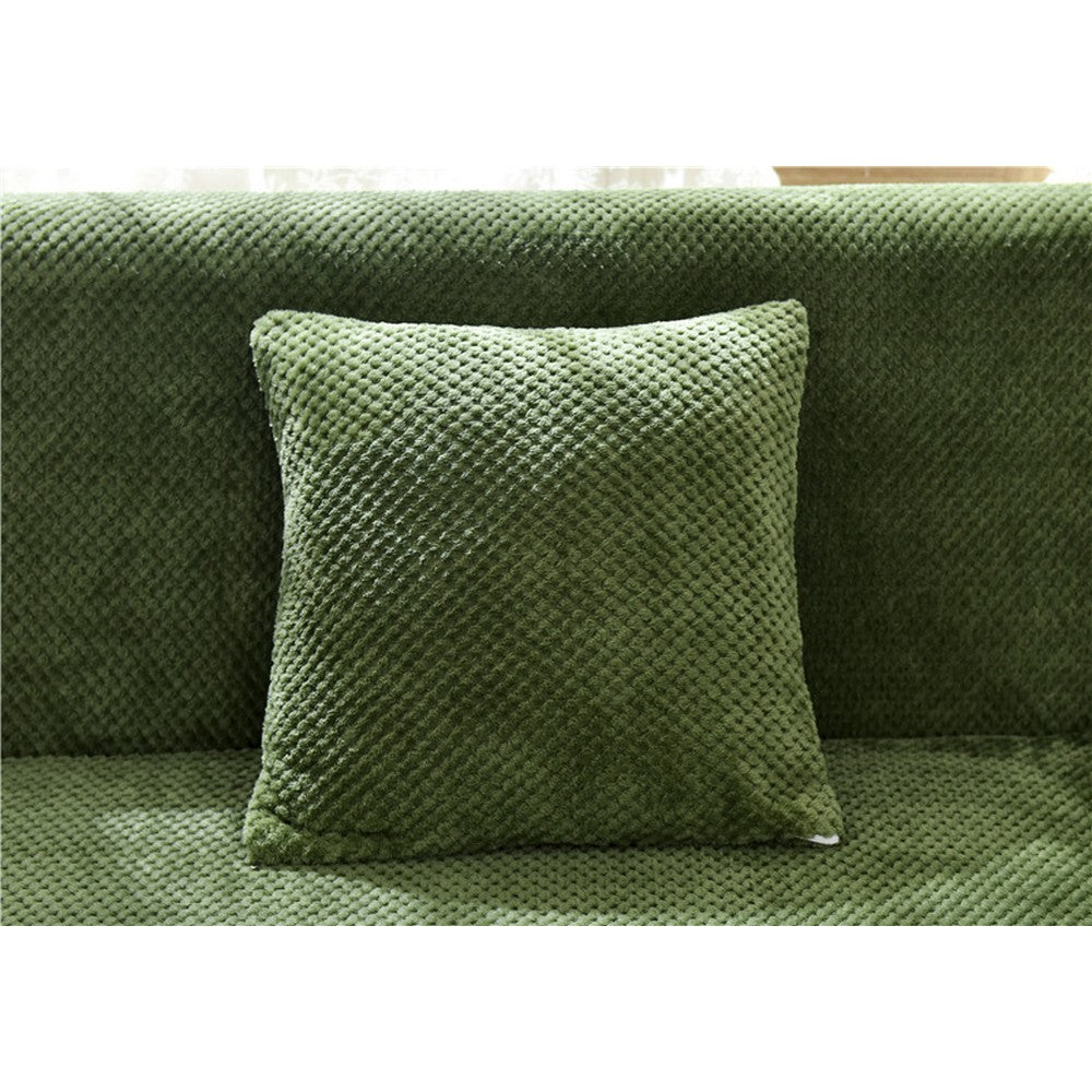 Flannel Fleece Blanket Super Soft Cozy Bed Blanket Sofa Throw Blanket WITHOUT Pillow Case Army Green