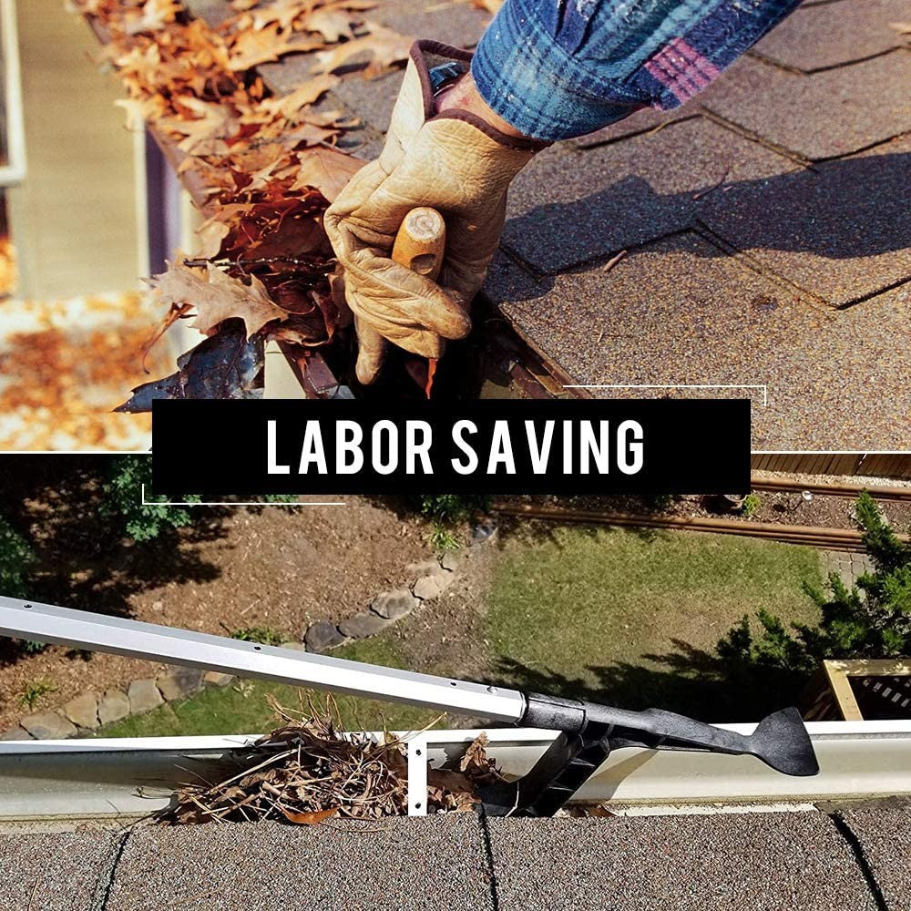 Roof Gutter Cleaning Tool House Gutter Cleaning Shovel and Claw Leaves Cleaning Tools