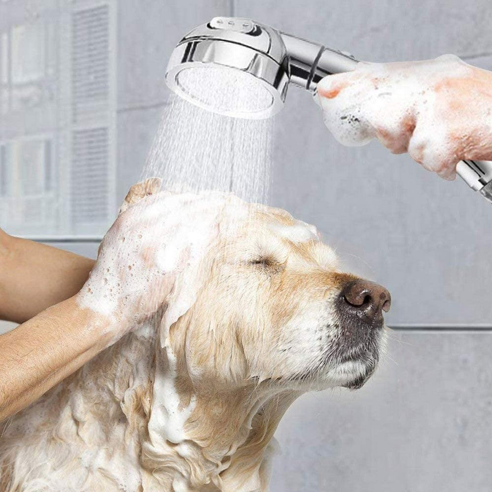 2 X Multifunction 3 Spray Settings Hight Pressure Handheld Shower Head Sprays with On Off Switch
