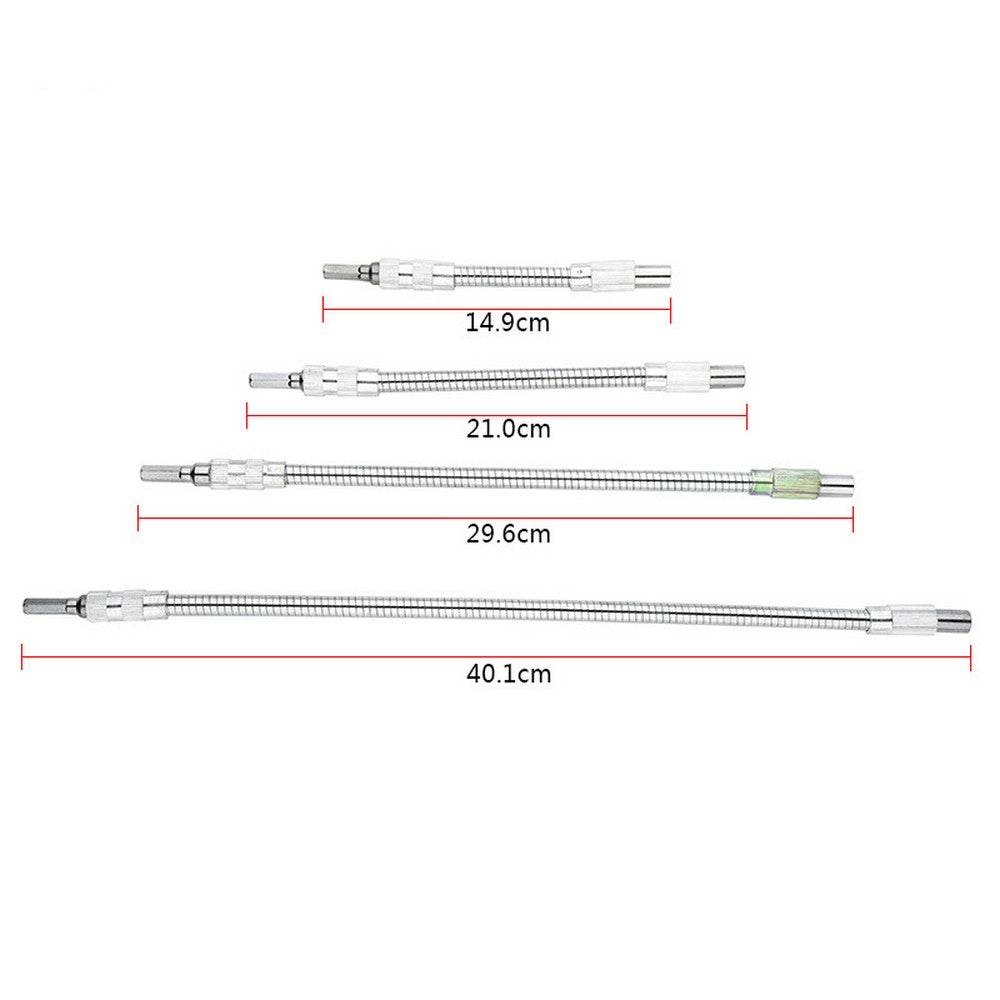 4 X Flexible Drill Shaft Flexible Extension Screwdriver Drill Bit Shaft Connecting Link Cordless Drill Screwdriver Bit Shaft