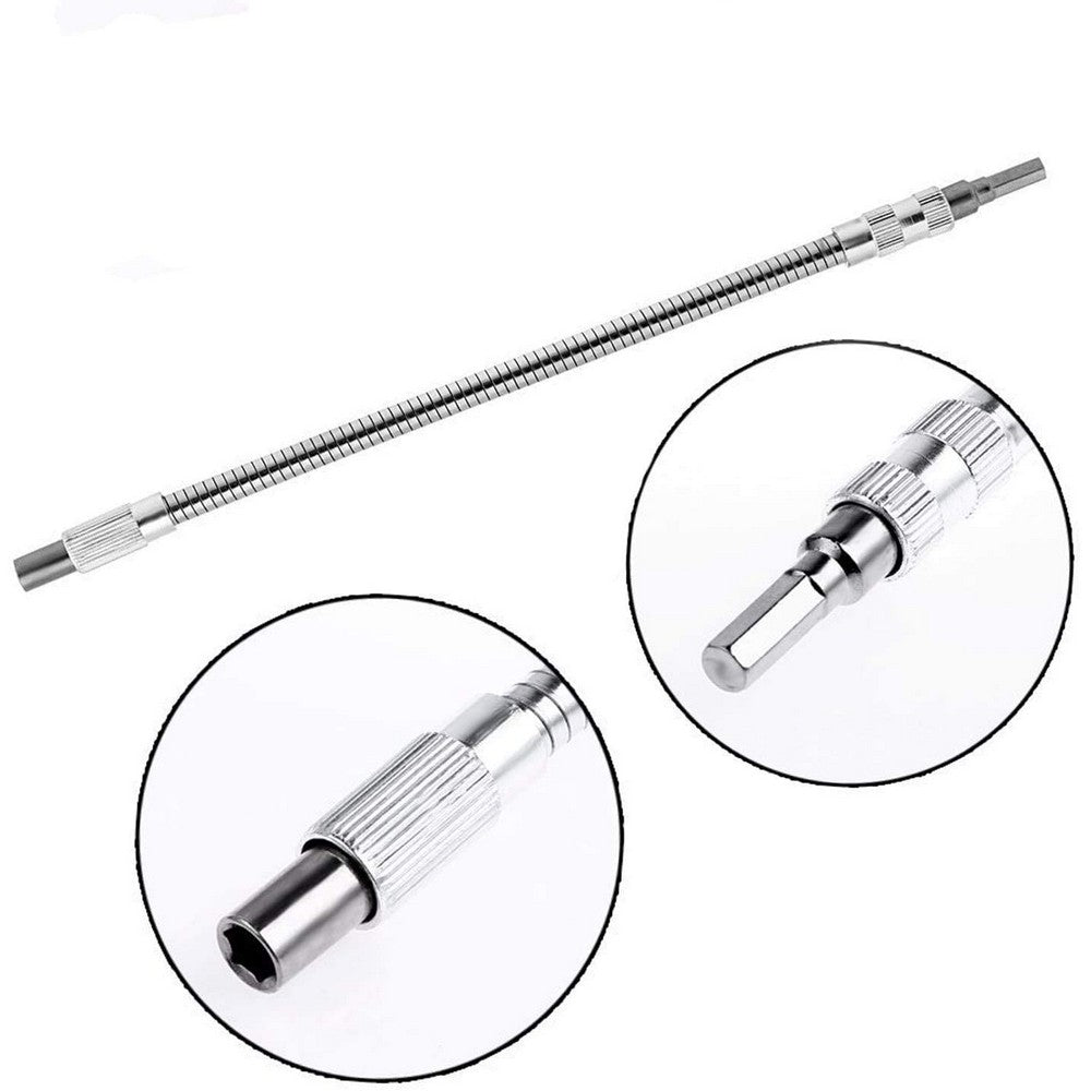 4 X Flexible Drill Shaft Flexible Extension Screwdriver Drill Bit Shaft Connecting Link Cordless Drill Screwdriver Bit Shaft