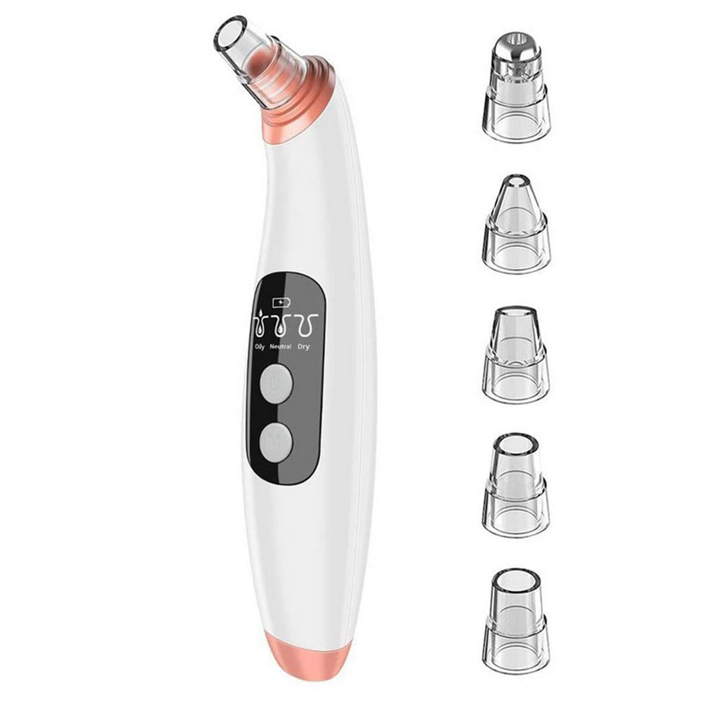 Visible Rechargeable 3 Suction Blackhead Remover Camera Vacuum Pore Acne Cleaner