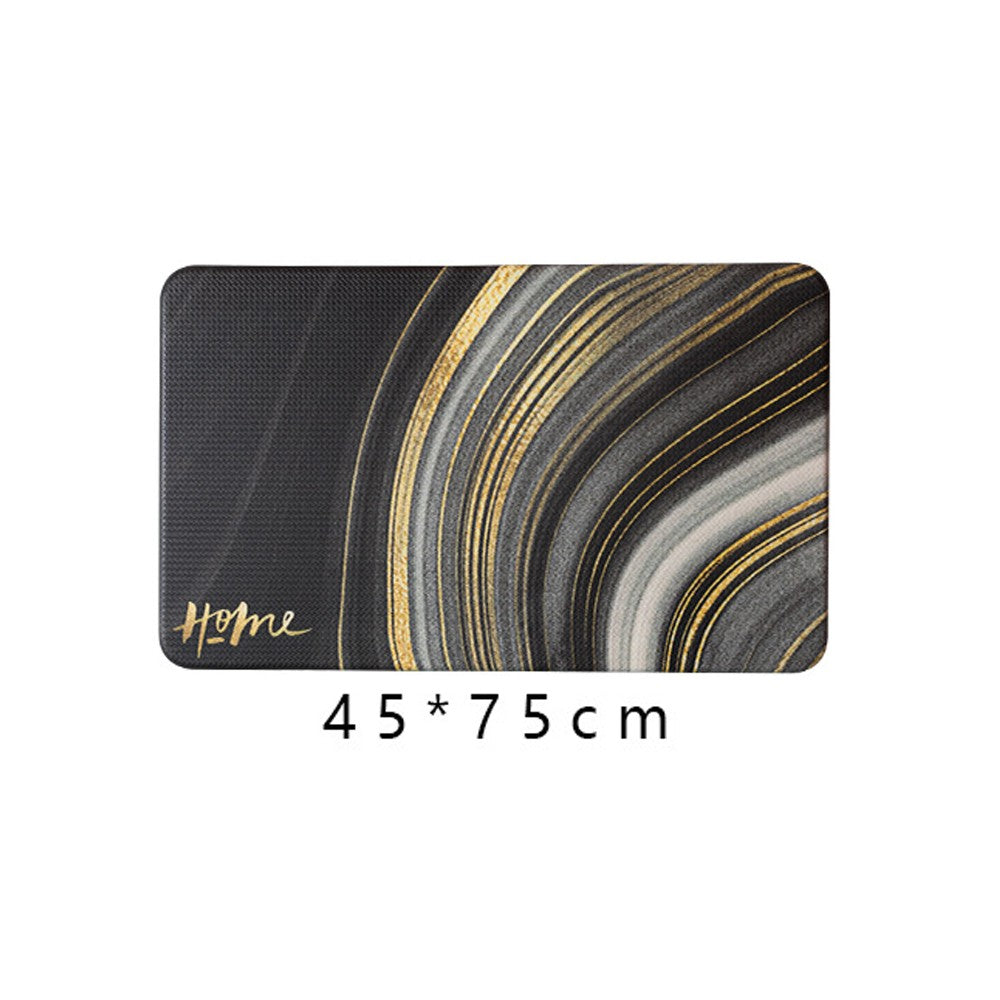 45X75CM Non-Slip Waterproof Kitchen Mat Home Floor Rug Door Carpet Oil-proof Mat Style 4