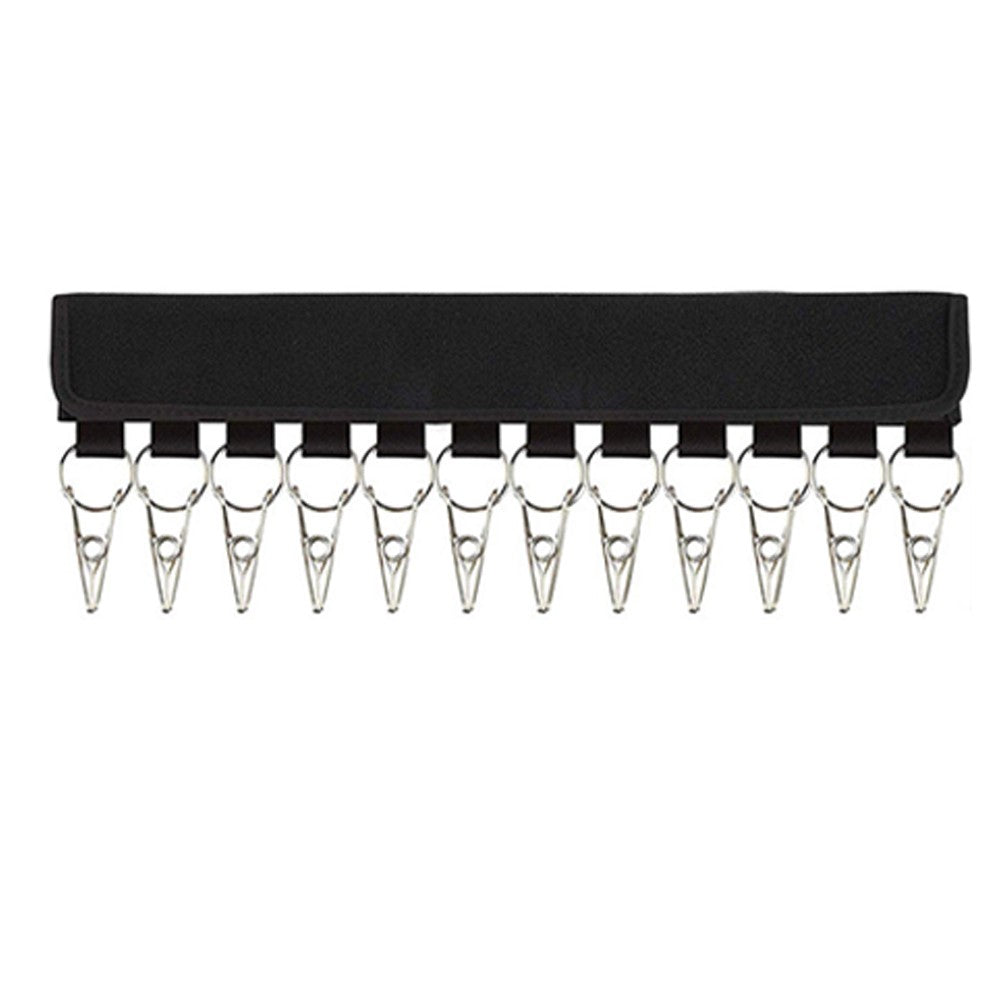 2 X Closet Hat Organizer Baseball Caps Holder Socks Underwear Clips Towel Hanger with 12 Pieces Clips