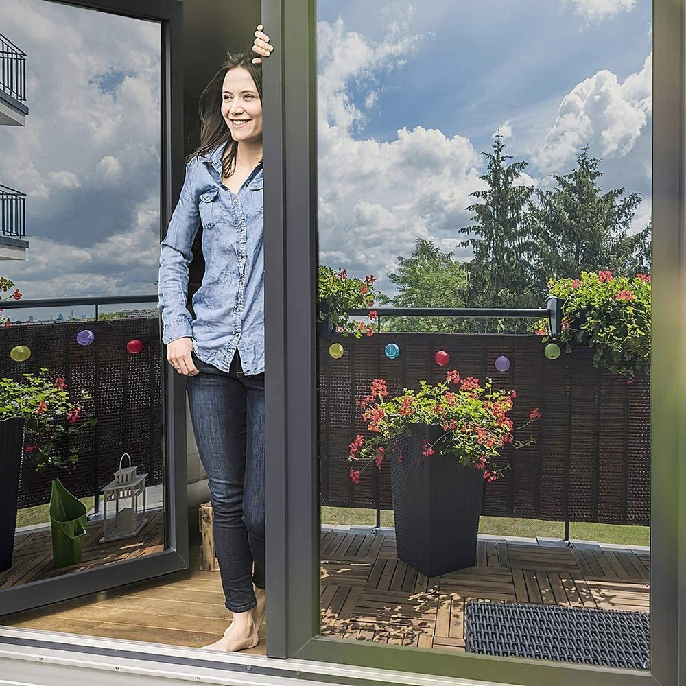 1 X 2M One Way Window Film Mirror Effect Tint Glass Cover Daytime Privacy Protecting Film Black