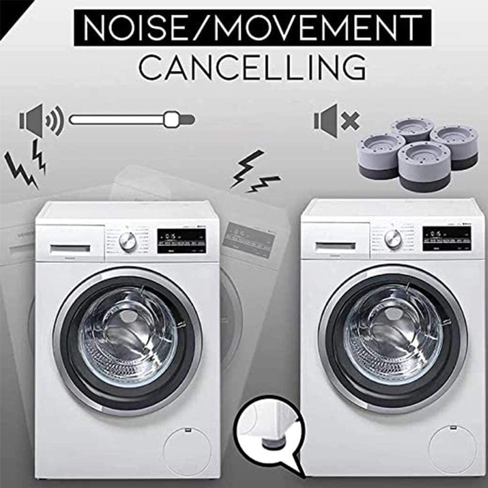 4pcs Anti Vibration Pad Non Slip Shock Proof Washing Machine Mats Height 3.5cm