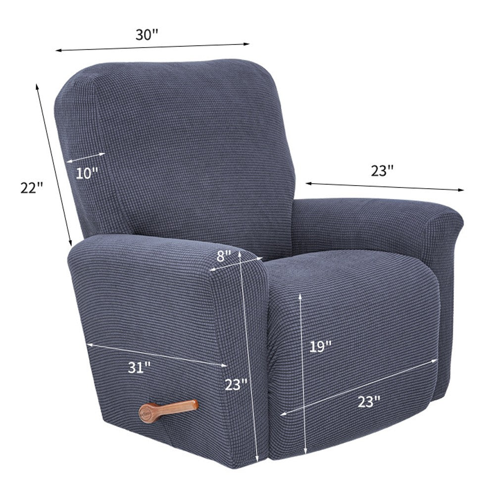 Stretch Recliner Cover Soft Recliner Chair Slip Cover Recliner Couch Slipcover Lift Reclining Cover Red