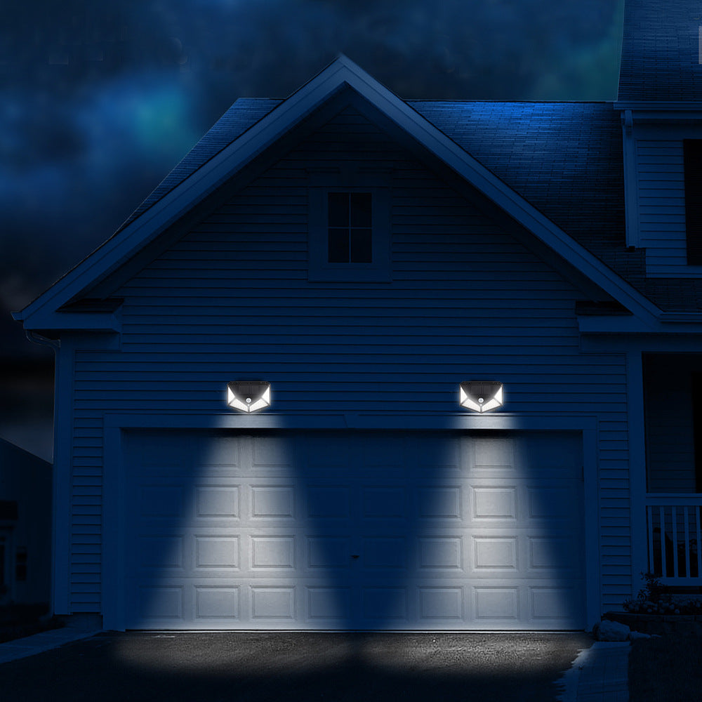 4 Side Illumination Solar Powered Motion Sensor Lights