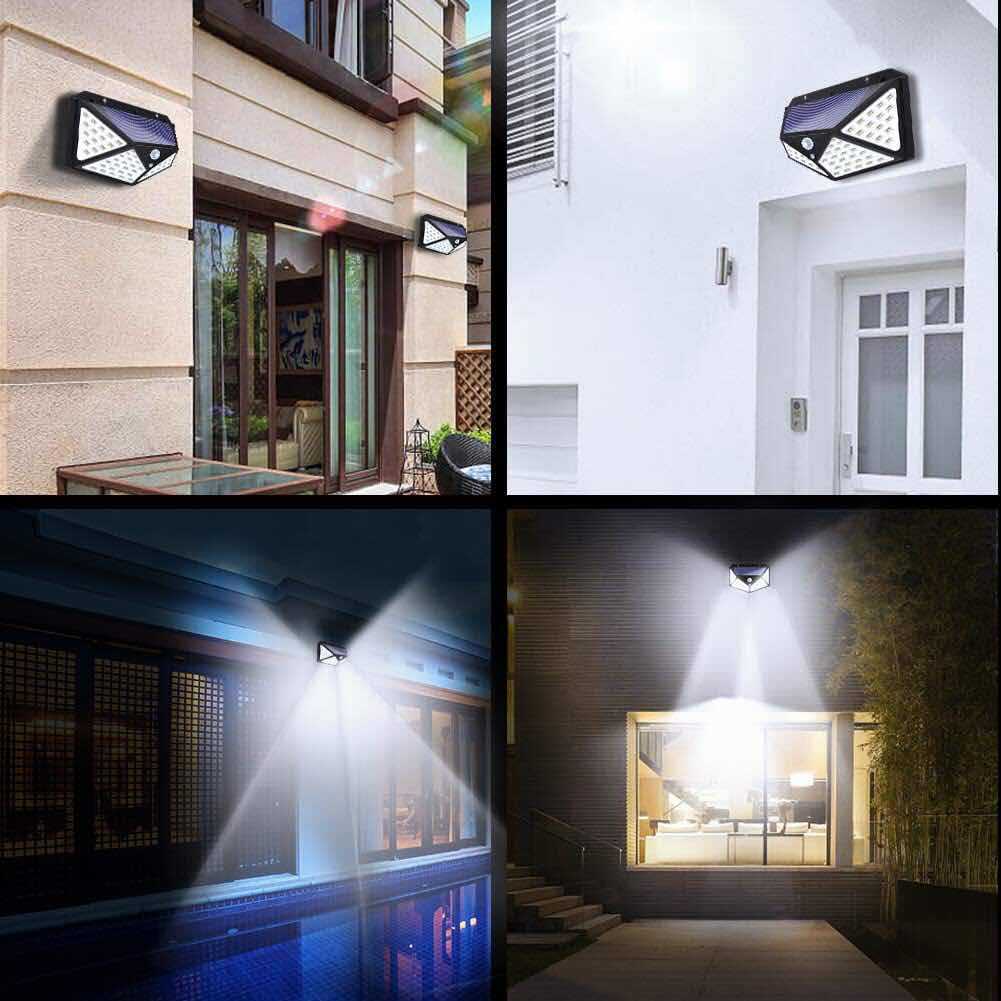 4 Side Illumination Solar Powered Motion Sensor Lights