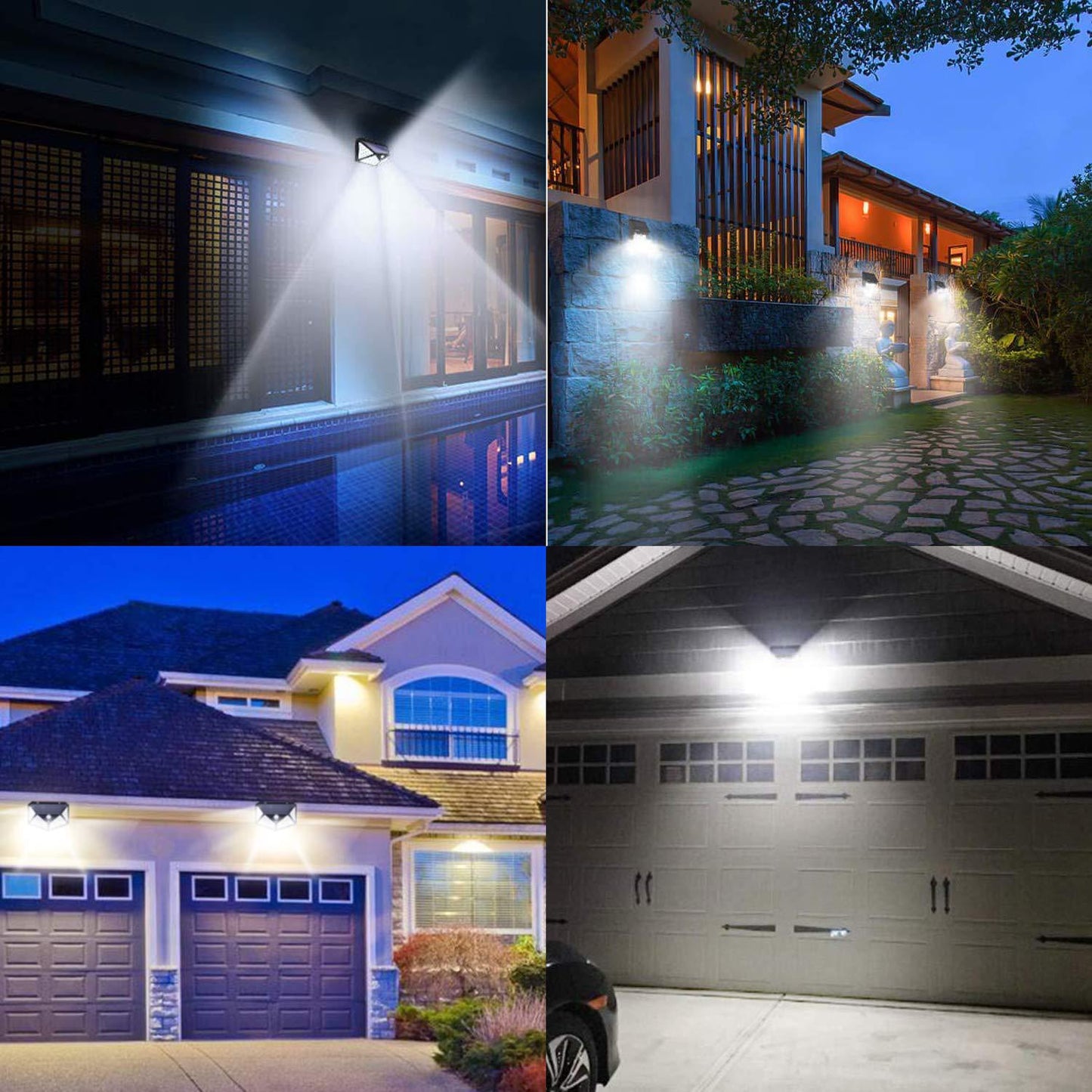 4 Side Illumination Solar Powered Motion Sensor Lights