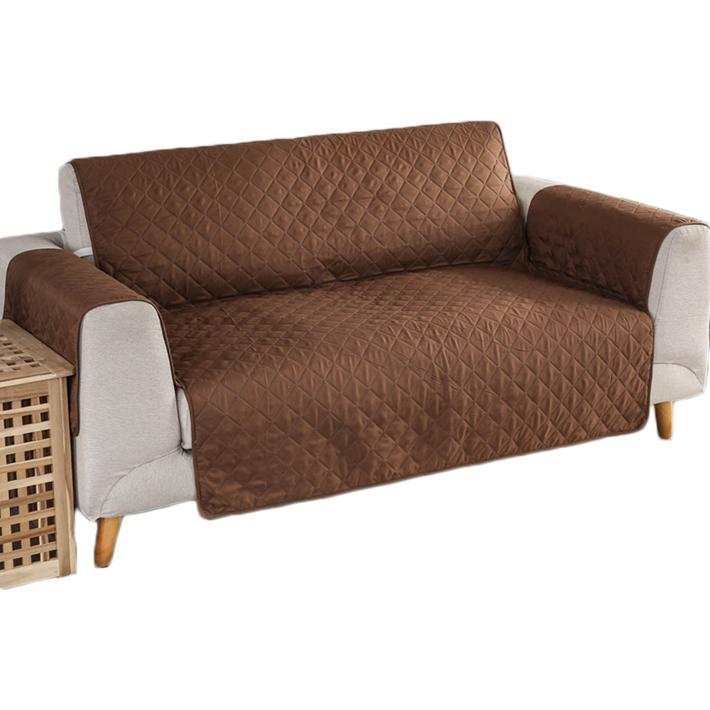 Quilted Leather Couch Sofa Cover Living Room Sofa Protector Slipcover Home Decoration Coffee for 2 Seater Sofa