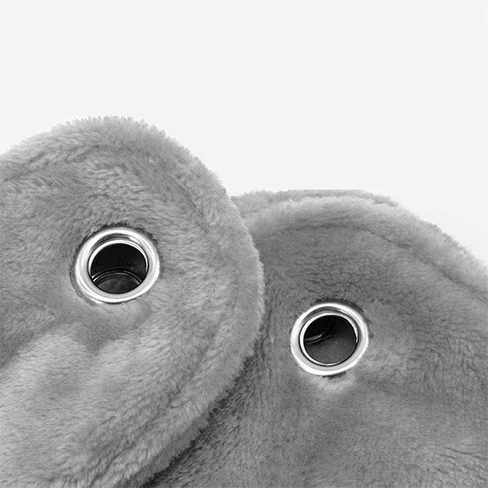 Medium Pet Grooming Hammock Bathing Drying Towel Nail Trimming Scratching Restraint Hammock for Dog and Cat with 2 Hooks Grey