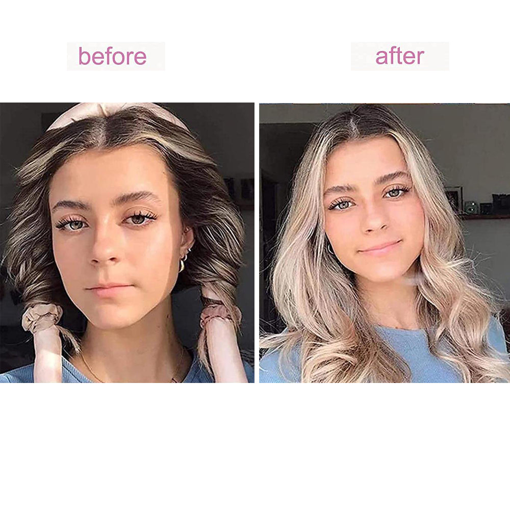 Lazy Heatless Hair Curler Sponge Roller Hair Curling Rod Foam Stick with Clip