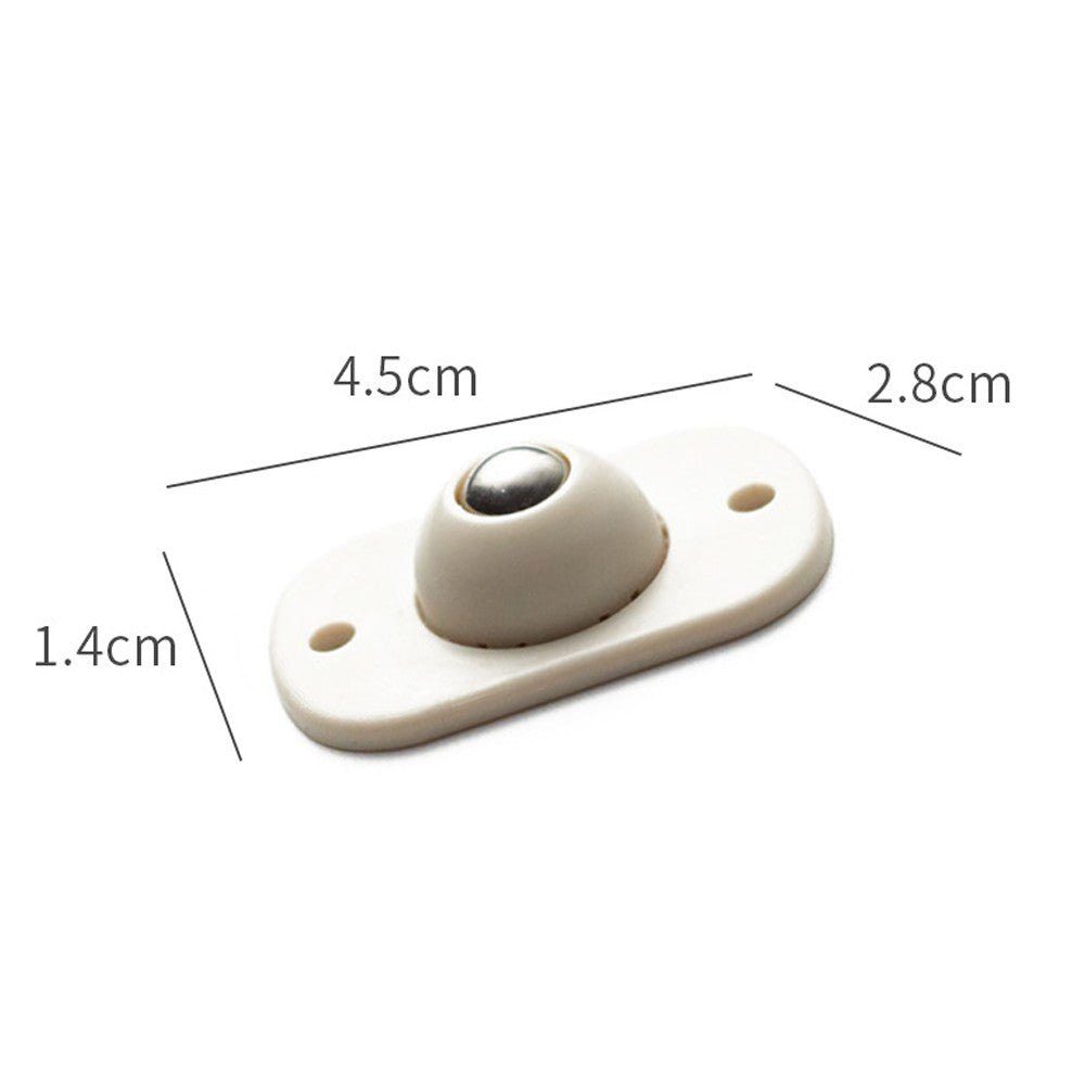 16Pcs Self Adhesive Caster Wheels Stainless Steel Ball Swivel Wheels 360 Degree Rotation Universal Wheels Sticky Pulley for Bins Storage Box Trash Can