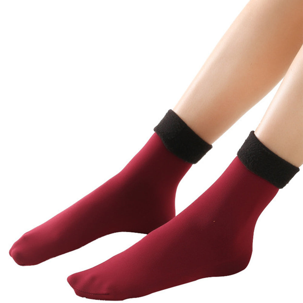 8 Pairs Women's Winter Warm Lined Socks Thicken Thermal Socks