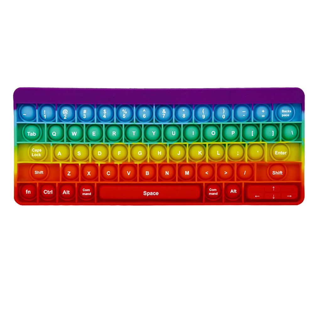Push Pop Fidget Toy Push Pop Keyboard Stress Reliever Bubble Pop Fidget Toys