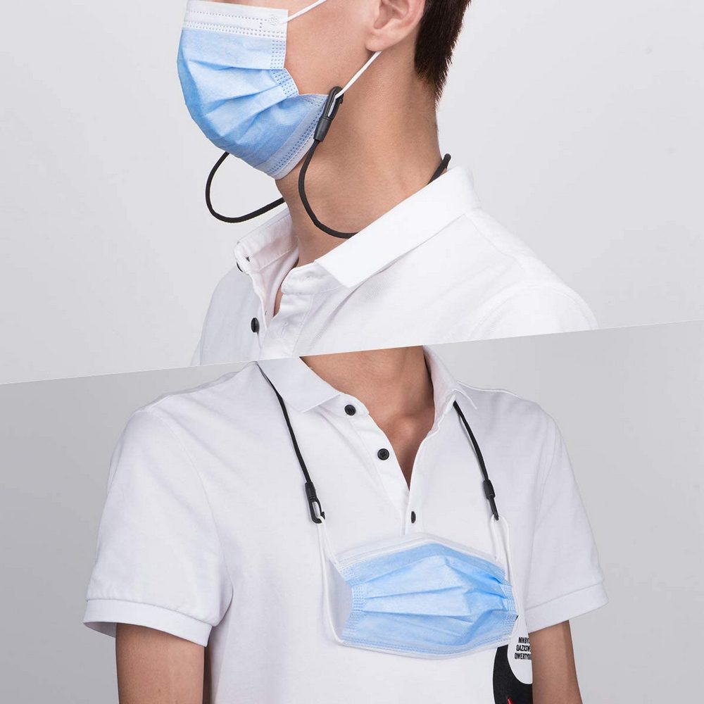 5Pcs Adjustable Mask Lanyard Face Mask Rope Ear Hook Strap