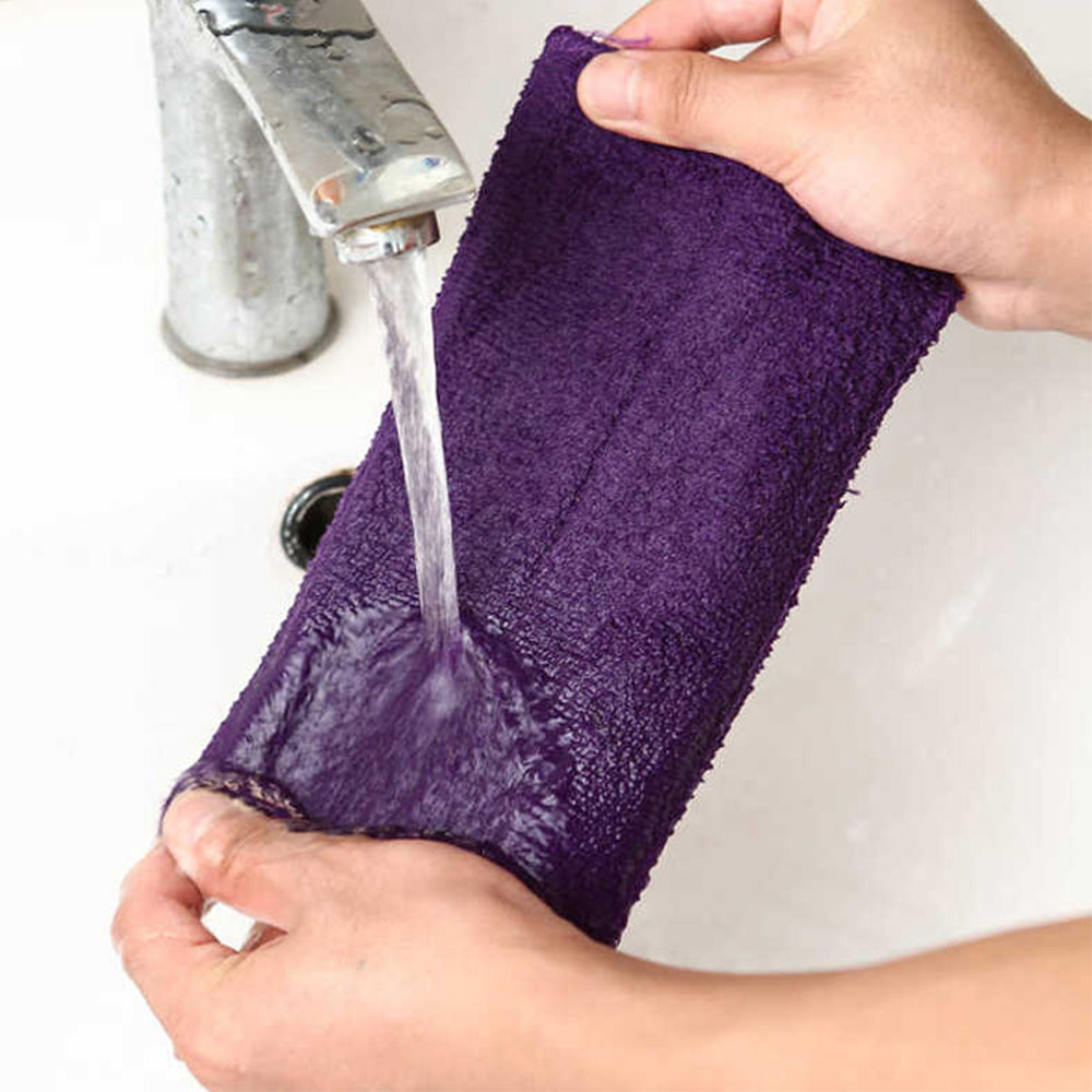 Blue 3 In 1 Window Groove Gap Cleaning Brush with Six Cleaning Cloth