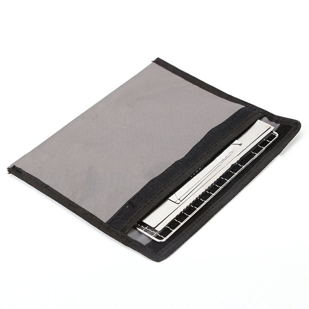 2 X Portable Mini Camping BBQ Grill with Barbecue Net