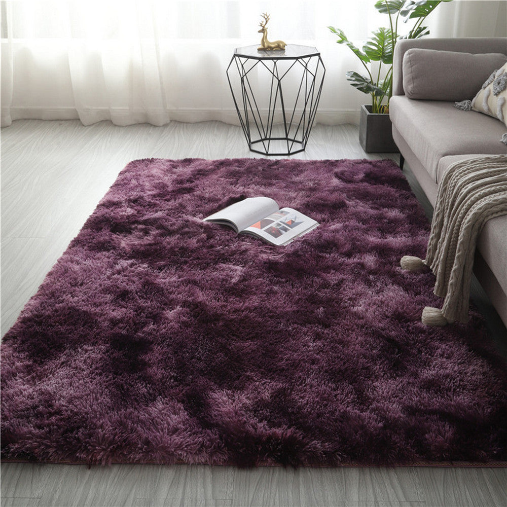 Style 3 80x160cm Dye Soft Rectangle Fluffy Plush Rug Home Decoration Carpet
