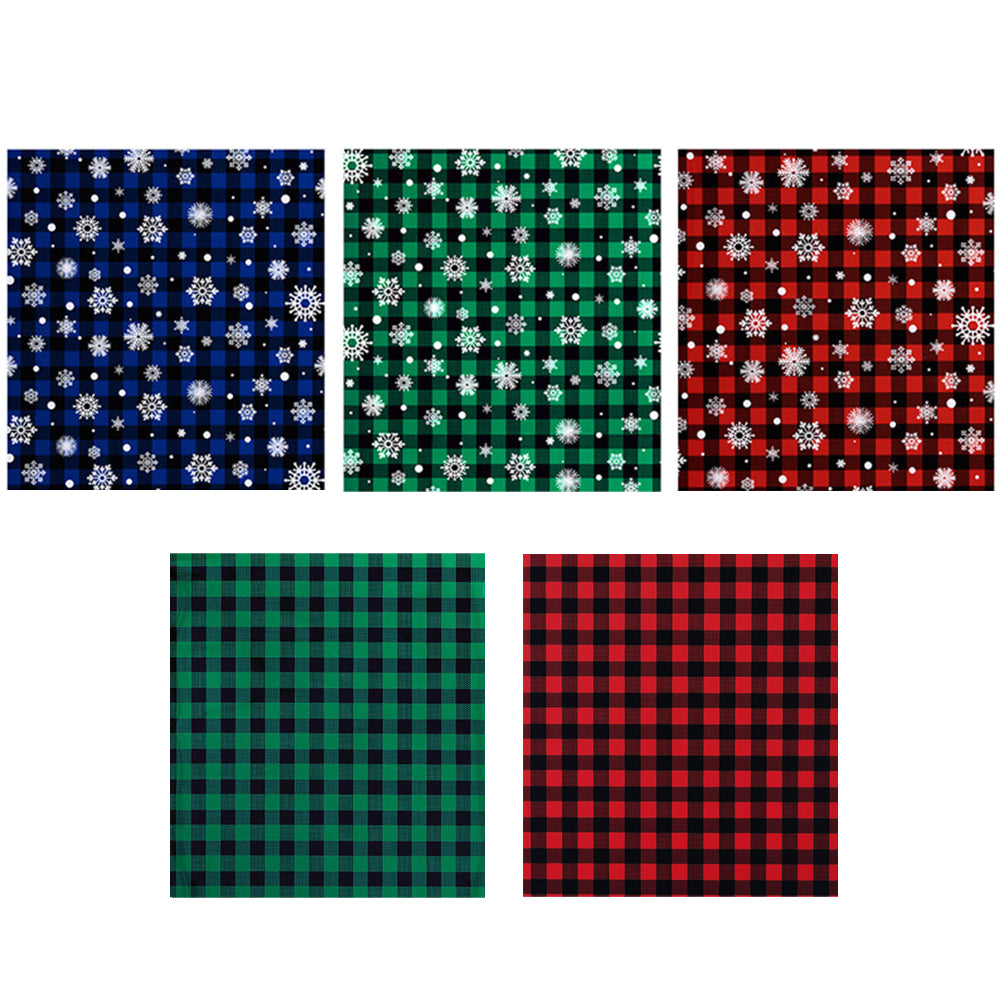 10 Sheets Christmas DIY Iron Heat Transfer Vinyl Sheet Print Paper for Shirt