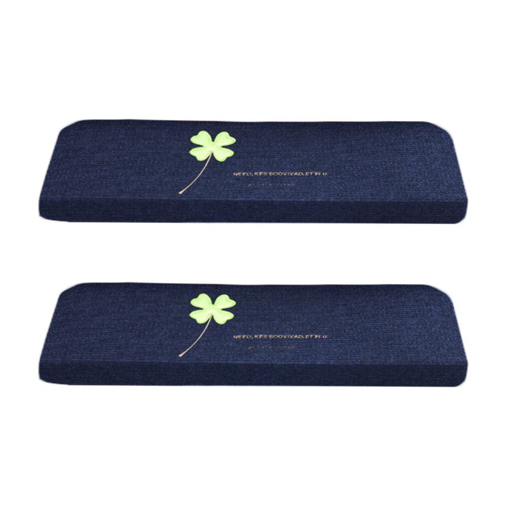 2X S Navy Self Adhesive Cling Glow In Dark Luminous Non Slip Stair Carpet