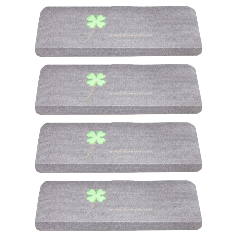 4X L Grey Self Adhesive Cling Glow In Dark Luminous Non Slip Stair Carpet
