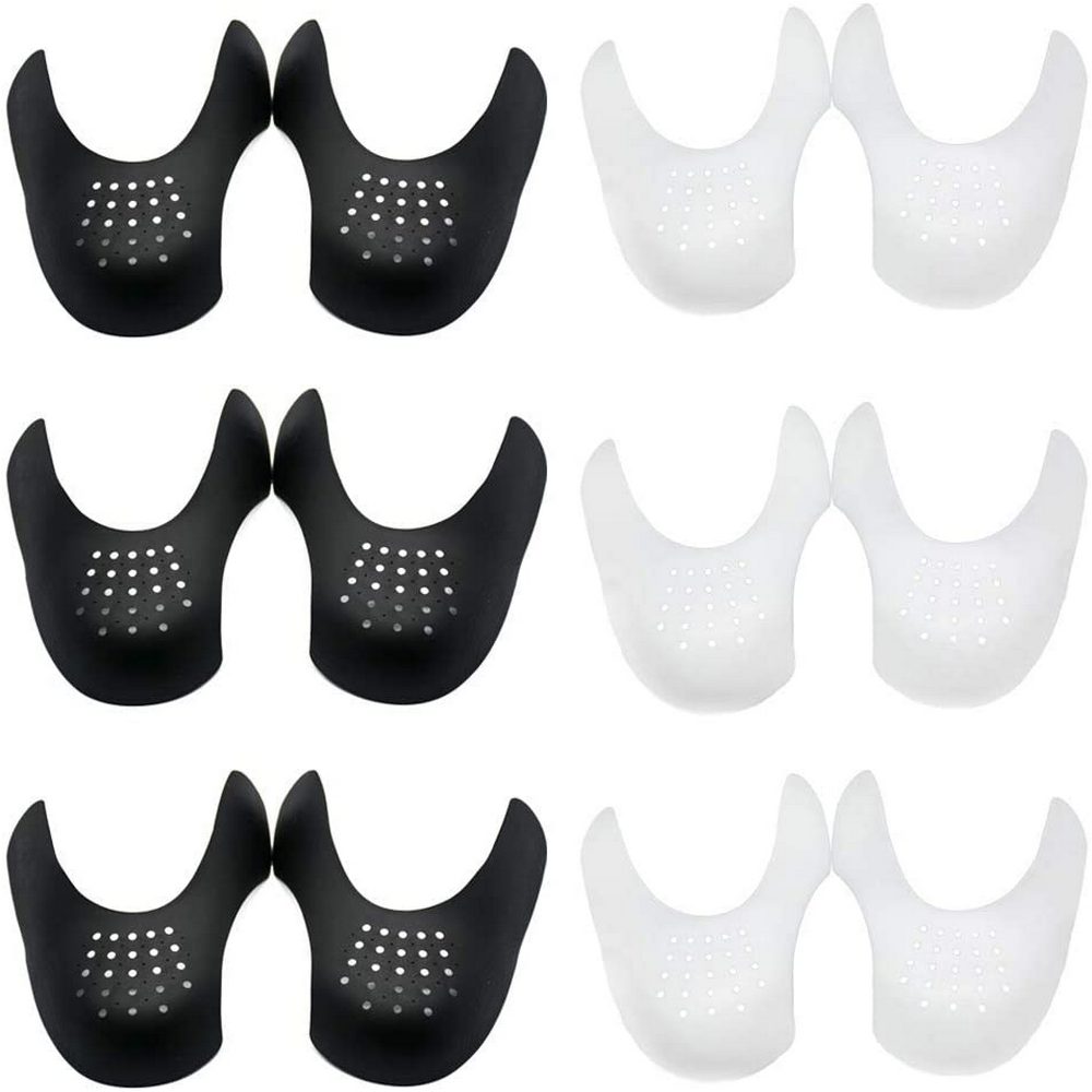 24 Pairs Black White Men Shoe Anti Crease Protector Sneaker Shoes Crease Guard