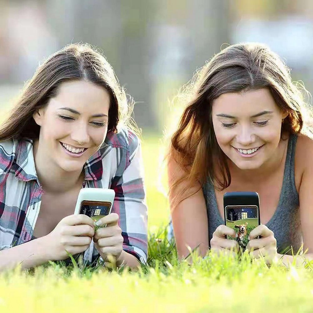 10Pcs DIY Heat Transfer Card Holder Mobile Self Adhesive Card Pouch