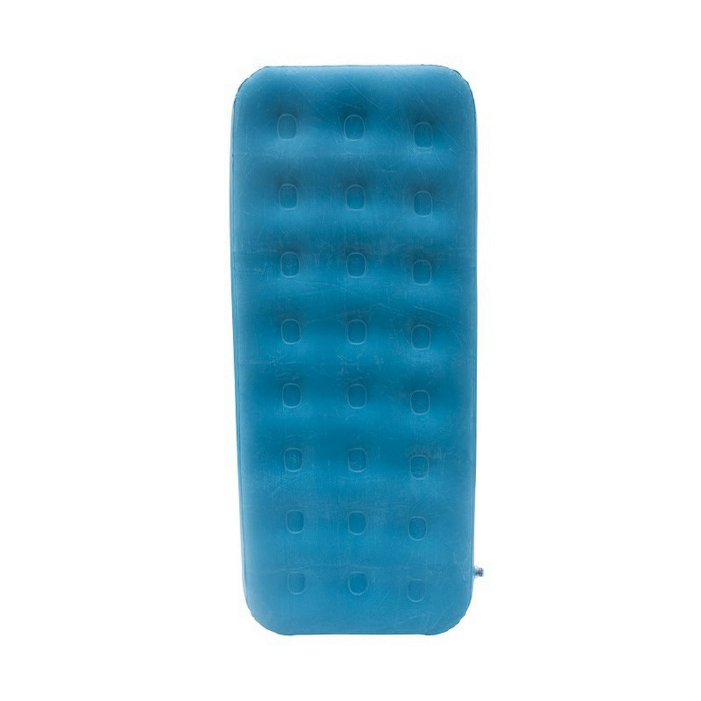 Light Blue Portable Single Inflatable Mattress Camping Outdoor Air Bed