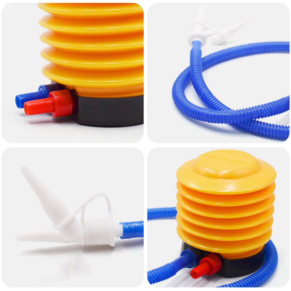 Two Inflatable Floating Hammock Float Swimming Pool Chair with One Air Pump