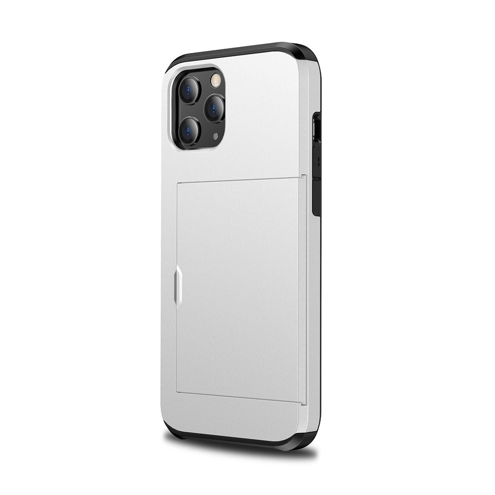 2X Mobile Phone Case for iPhone 13 Pro Max with Slide Slot Credit Card Holder