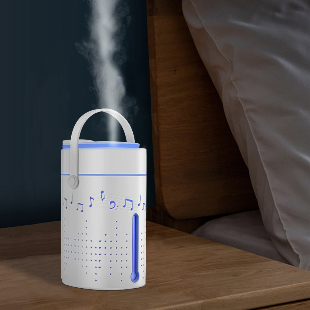 2 in 1 Home Humidifier USB Bluetooth Speaker with LED Light