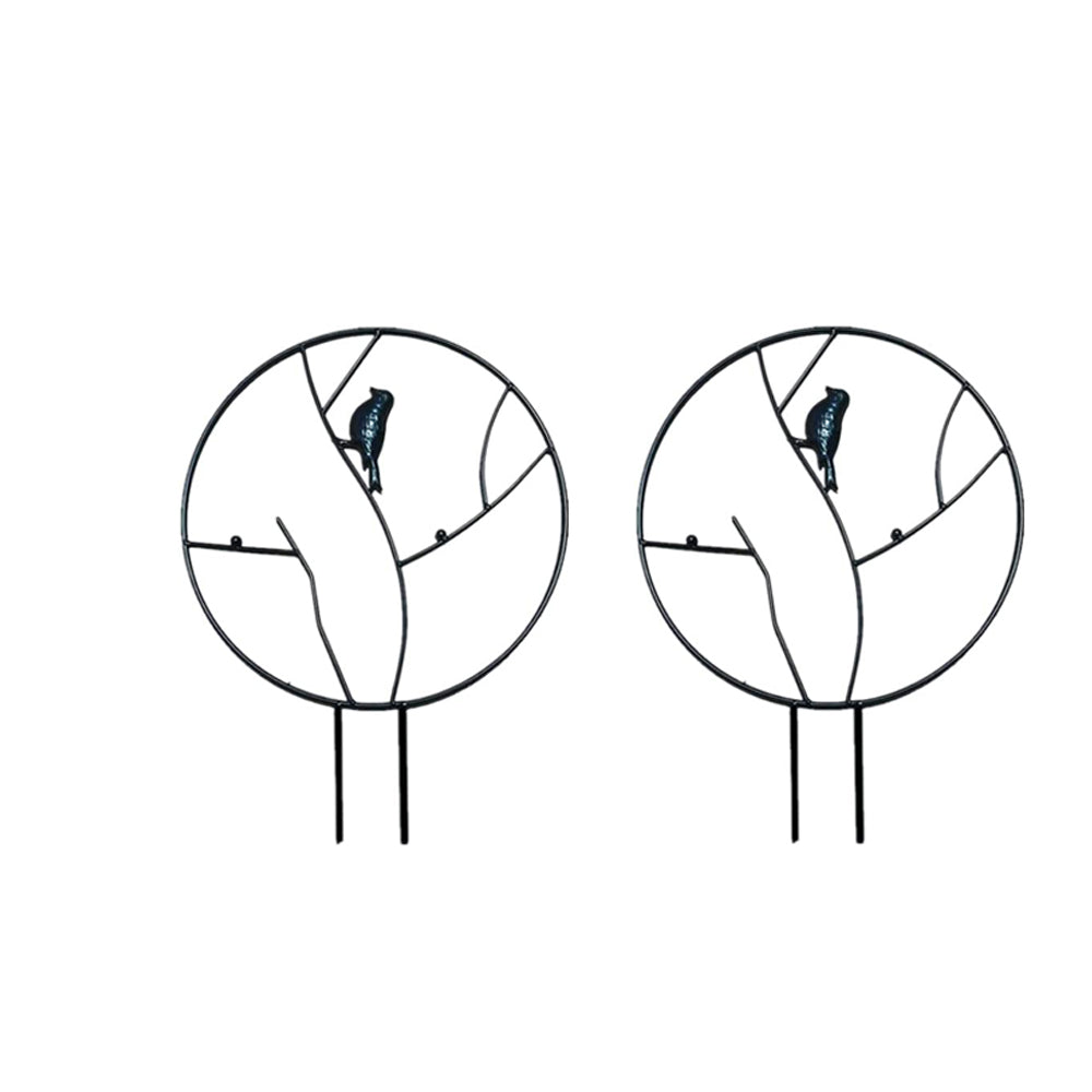 2 X Bird Potted Plant Trellis Climbing Vine Plants Support Frame Home Decor